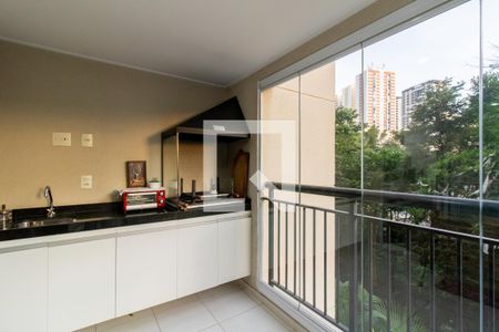 Varanda Gourmet de apartamento à venda com 2 quartos, 68m² em Jardim Flor da Montanha, Guarulhos