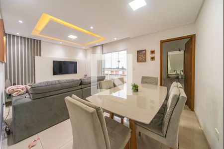 Sala de casa de condomínio à venda com 3 quartos, 127m² em Vila Helena, Santo André