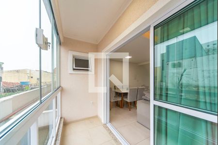 Varanda da Sala de casa de condomínio à venda com 3 quartos, 127m² em Vila Helena, Santo André