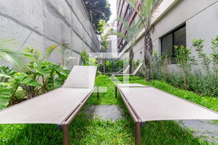 Área comum - Piscina de kitnet/studio à venda com 1 quarto, 25m² em Pinheiros, São Paulo