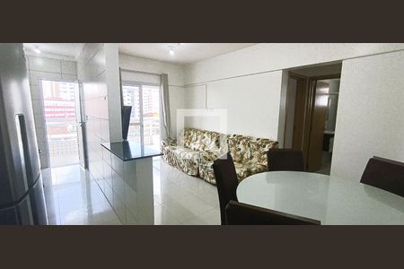 Sala de apartamento para alugar com 2 quartos, 65m² em Nova Mirim, Praia Grande