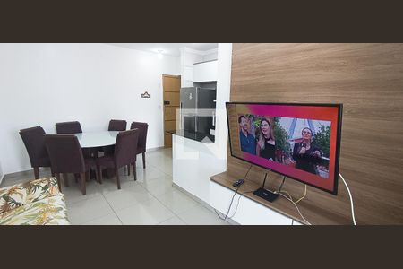 Sala de apartamento para alugar com 2 quartos, 65m² em Nova Mirim, Praia Grande