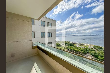 Varanda da Sala de apartamento à venda com 3 quartos, 148m² em Flamengo, Rio de Janeiro