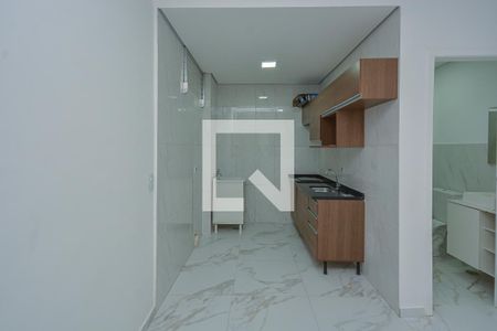 Cozinha e Área de Serviço de apartamento para alugar com 1 quarto, 26m² em Jardim Sabara, São Paulo