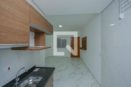 Cozinha e Área de Serviço de apartamento para alugar com 1 quarto, 26m² em Jardim Sabara, São Paulo