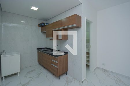 Cozinha e Área de Serviço de apartamento para alugar com 1 quarto, 26m² em Jardim Sabara, São Paulo