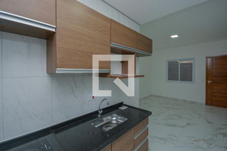 Cozinha e Área de Serviço de apartamento para alugar com 1 quarto, 26m² em Jardim Sabara, São Paulo