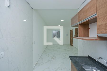 Cozinha e Área de Serviço de apartamento para alugar com 1 quarto, 29m² em Jardim Sabara, São Paulo