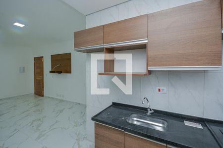 Cozinha e Área de Serviço de apartamento para alugar com 1 quarto, 29m² em Jardim Sabara, São Paulo