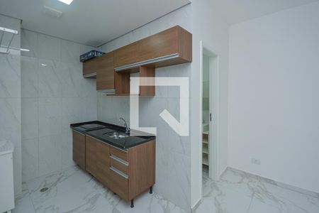 Cozinha e Área de Serviço de apartamento para alugar com 1 quarto, 26m² em Jardim Sabara, São Paulo