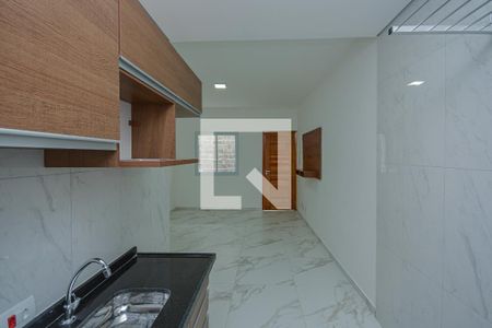 Cozinha e Área de Serviço de apartamento para alugar com 1 quarto, 26m² em Jardim Sabara, São Paulo