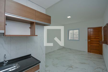 Cozinha e Área de Serviço de apartamento para alugar com 1 quarto, 26m² em Jardim Sabara, São Paulo