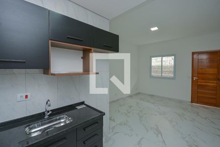 Cozinha e Área de Serviço de apartamento para alugar com 1 quarto, 26m² em Jardim Sabara, São Paulo