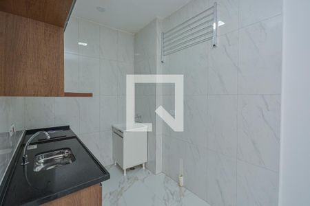 Cozinha e Área de Serviço de apartamento para alugar com 1 quarto, 26m² em Jardim Sabara, São Paulo
