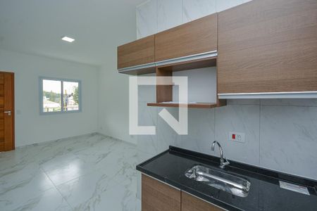 Cozinha e Área de Serviço de apartamento para alugar com 1 quarto, 26m² em Jardim Sabara, São Paulo