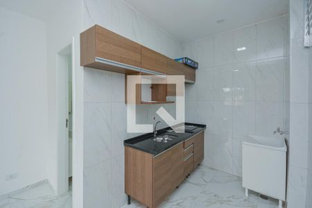 Cozinha e Área de Serviço de apartamento para alugar com 1 quarto, 26m² em Jardim Sabara, São Paulo