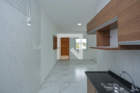 Cozinha e Área de Serviço de apartamento para alugar com 1 quarto, 26m² em Jardim Sabara, São Paulo