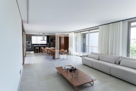 Sala de casa de condomínio à venda com 4 quartos, 548m² em Jardim Serrano, Nova Lima