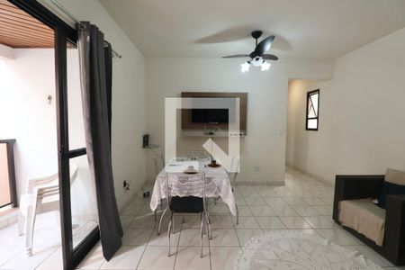 Sala de apartamento para alugar com 2 quartos, 70m² em Loteamento Joao Batista Juliao, Guarujá