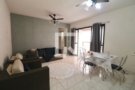 Sala de apartamento para alugar com 2 quartos, 70m² em Loteamento Joao Batista Juliao, Guarujá