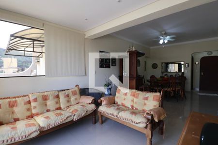 Sala de apartamento para alugar com 4 quartos, 255m² em Jardim Tres Marias, Guarujá