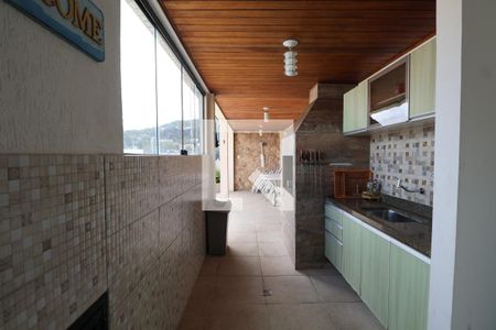 Varanda Sala de apartamento para alugar com 4 quartos, 255m² em Jardim Tres Marias, Guarujá