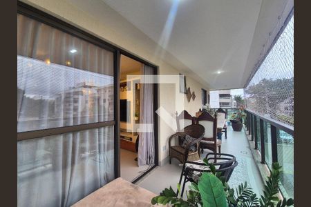 Varanda Gourmet de apartamento à venda com 4 quartos, 160m² em Recreio dos Bandeirantes, Rio de Janeiro