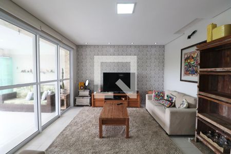 Sala de apartamento para alugar com 3 quartos, 159m² em Parque Enseada, Guarujá