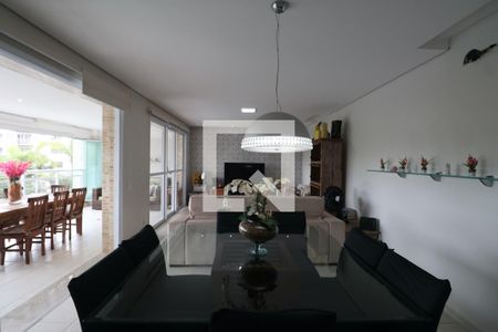 Sala de apartamento para alugar com 3 quartos, 159m² em Parque Enseada, Guarujá