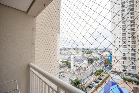 Varanda da sala de apartamento à venda com 2 quartos, 55m² em Piraporinha, Diadema