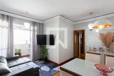 Sala de apartamento à venda com 3 quartos, 107m² em Santa Amelia, Belo Horizonte