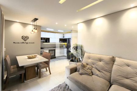 Sala de apartamento à venda com 3 quartos, 77m² em Morada das Vinhas, Jundiaí