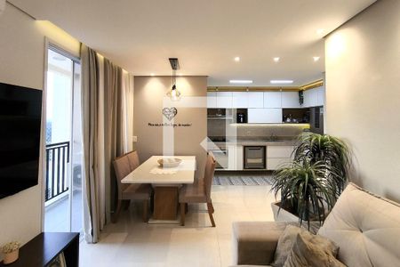 Sala de apartamento à venda com 3 quartos, 77m² em Morada das Vinhas, Jundiaí