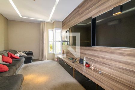 Sala de TV de casa de condomínio à venda com 5 quartos, 536m² em Loteamento Alphaville Campinas, Campinas