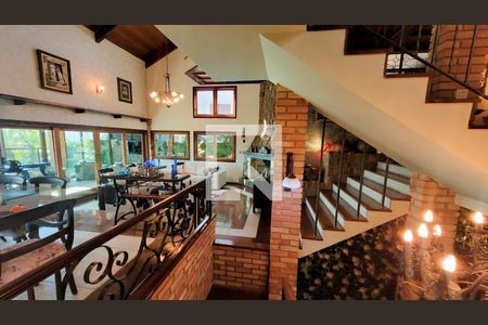 Sala de casa de condomínio à venda com 5 quartos, 528m² em Loteamento Alphaville Campinas, Campinas