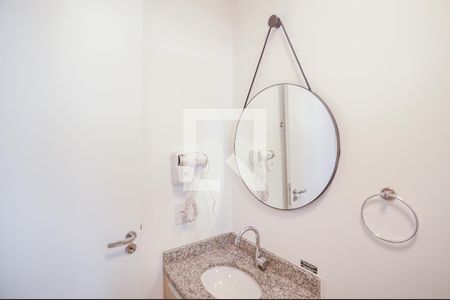 Banheiro de kitnet/studio à venda com 1 quarto, 26m² em Vila Campestre, São Bernardo do Campo