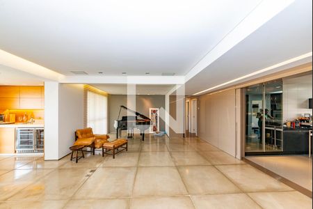 Sala de apartamento à venda com 4 quartos, 220m² em Vila Castela, Nova Lima