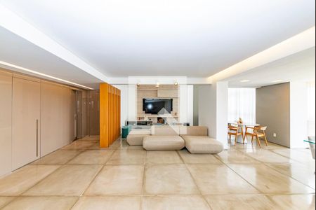 Sala de apartamento à venda com 4 quartos, 220m² em Vila Castela, Nova Lima