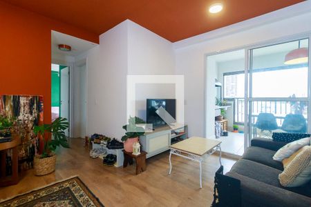 Sala de apartamento à venda com 2 quartos, 71m² em Jardim Caravelas, São Paulo