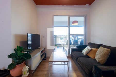 Sala de apartamento à venda com 2 quartos, 71m² em Jardim Caravelas, São Paulo