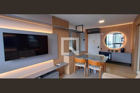 Sala de apartamento para alugar com 2 quartos, 70m² em Balneario, Florianópolis