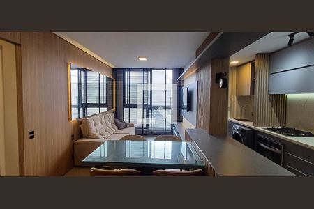 Sala de apartamento para alugar com 2 quartos, 70m² em Balneario, Florianópolis