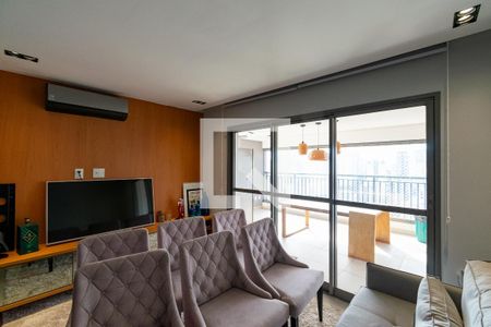 Sala da Cobertura de apartamento para alugar com 3 quartos, 240m² em Jardim Prudência, São Paulo
