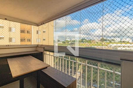 Varanda da Sala de apartamento para alugar com 3 quartos, 88m² em Vila Campestre, São Paulo