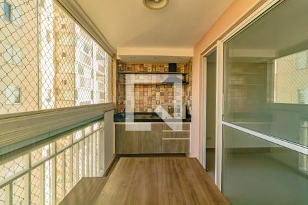 Varanda da Sala de apartamento para alugar com 3 quartos, 88m² em Vila Campestre, São Paulo