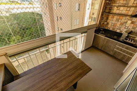 Varanda da Sala de apartamento para alugar com 3 quartos, 88m² em Vila Campestre, São Paulo
