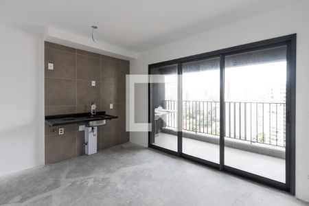 Sala/Cozinha de apartamento à venda com 1 quarto, 41m² em Jardim Vera Cruz, São Paulo