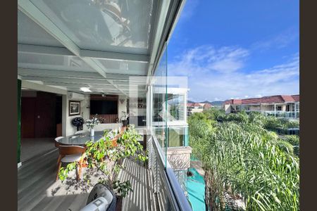 Varanda da Sala de apartamento à venda com 3 quartos, 174m² em Recreio dos Bandeirantes, Rio de Janeiro