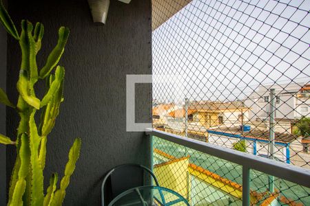 Vista da Suíte de casa à venda com 3 quartos, 126m² em Vila Linda, Santo André