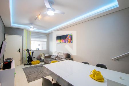 Sala de casa à venda com 3 quartos, 126m² em Vila Linda, Santo André